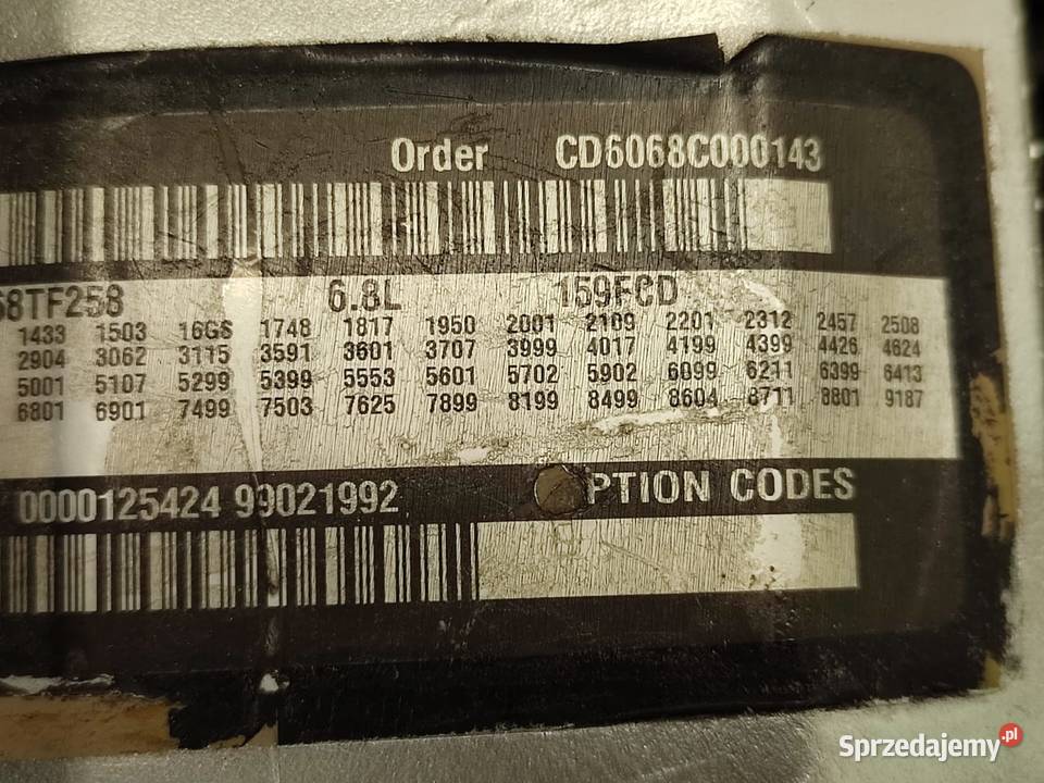 John Deere 6810 PowerTech 68 l 6068TF258 Pozostałe Motoryzacja Wilkowo sprzedam