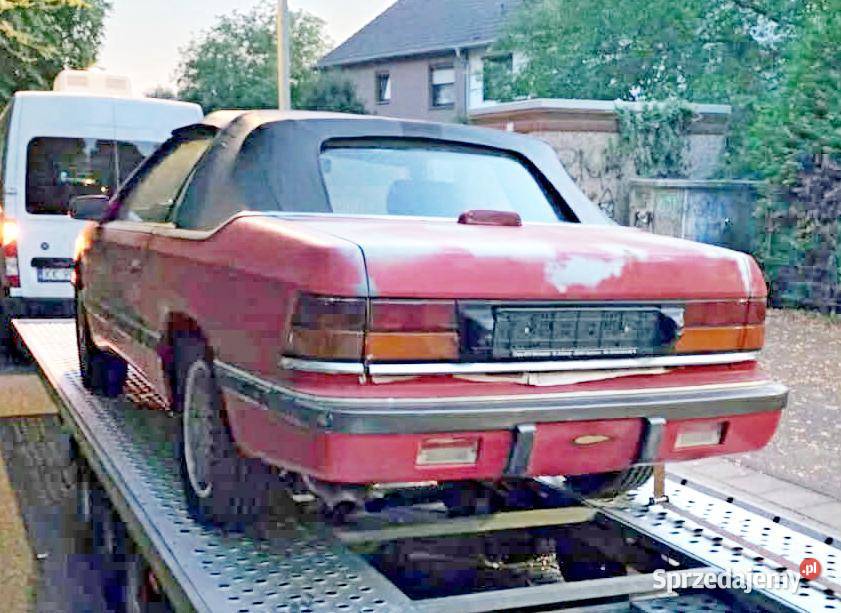 CHRYSLER LEBARON LE BARON CABRIO 8790 OSŁONA Radom