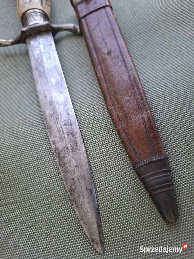 Stary Nóż kordzik Myśliwski Sztylet Militaria świętokrzyskie Kielce