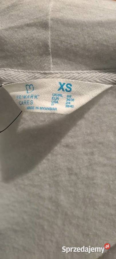 Nowa bluza dresowa z kapturem XS mazowieckie Ząbki