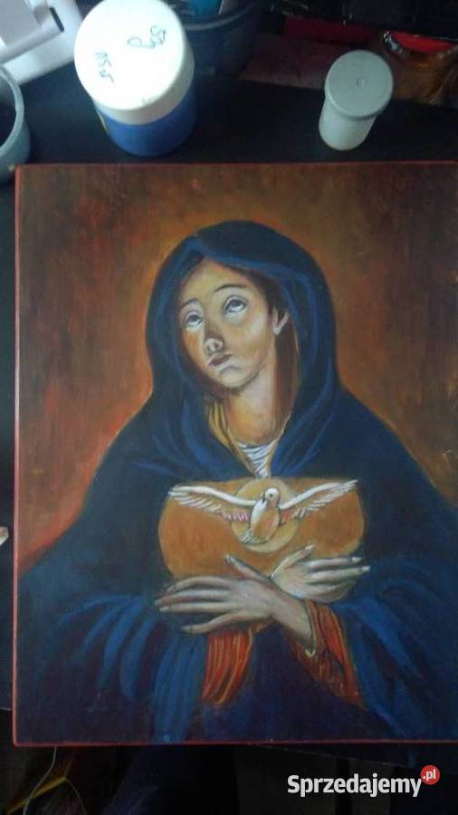 Madonna Niosąca Ducha Świętego ikona pisana Szczecin