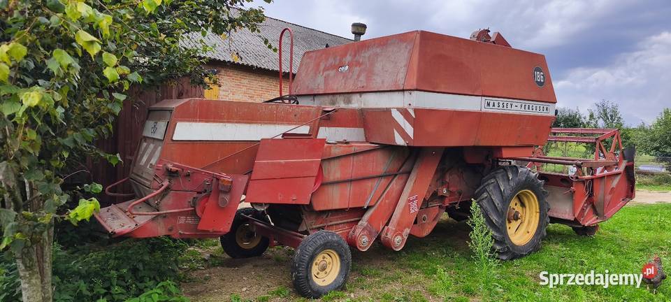 Kombajn Massey Ferguson 186 MF186 Huta Turobińska