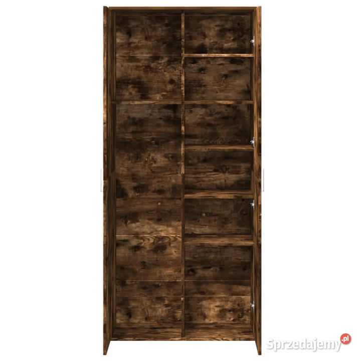 Wysoka szafka przydymiony dąb 80x35x180 Warszawa