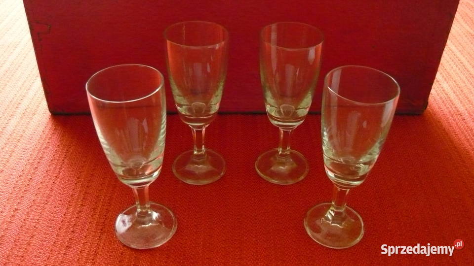 Kieliszki 4 śląskie Myszków sprzedam