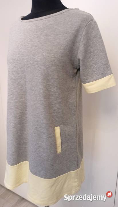 bawełniana sportowa tunika Bez wzoru