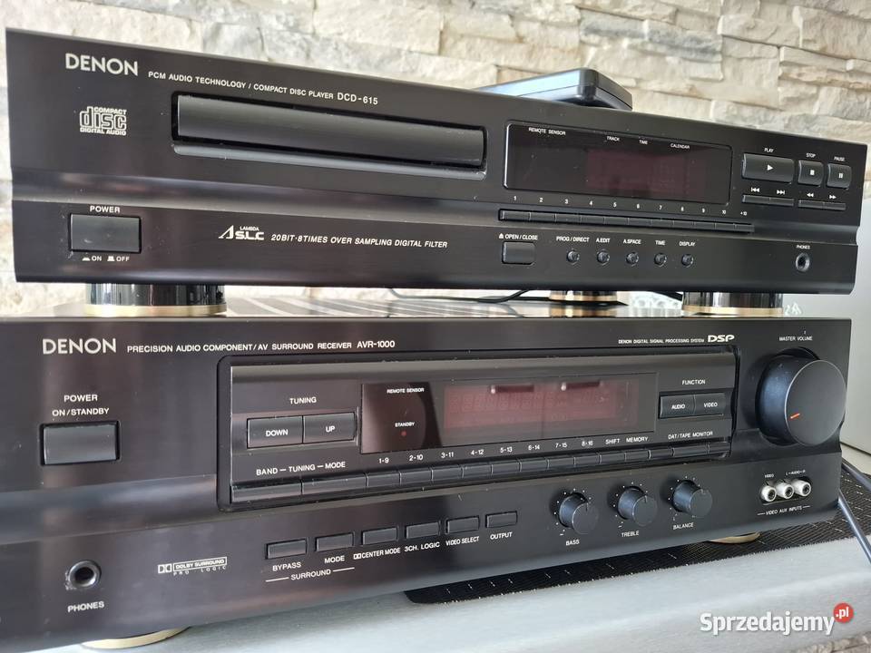 Denon DCD 615 AVR 1000 pilot stan idealny małopolskie