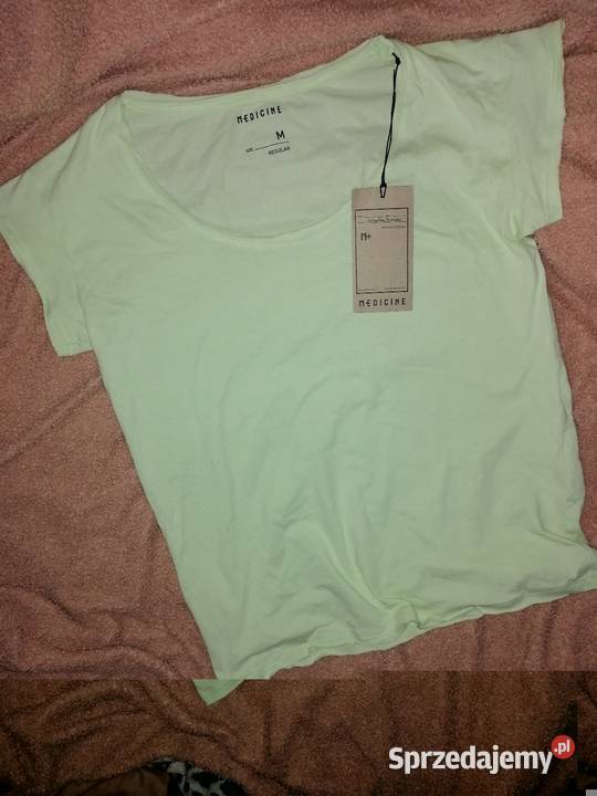 MEDiCiNE jasnozielona Bluzka koszulka tshirt Z Leszno sprzedam