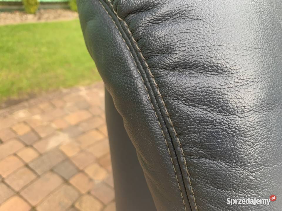 NATURIA NIEMIECKI NAROŻNIK Z FOTELEM SKÓRA śląskie Kalety