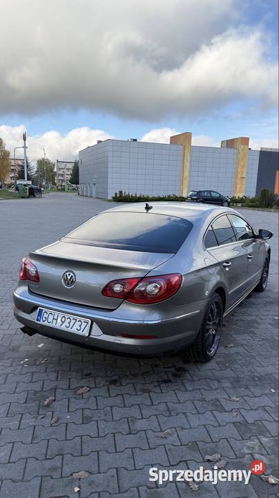 Volkswagen Passat cc 20TDi 170 DSG złoty kolor aluminiowe felgi Volkswagen pomorskie