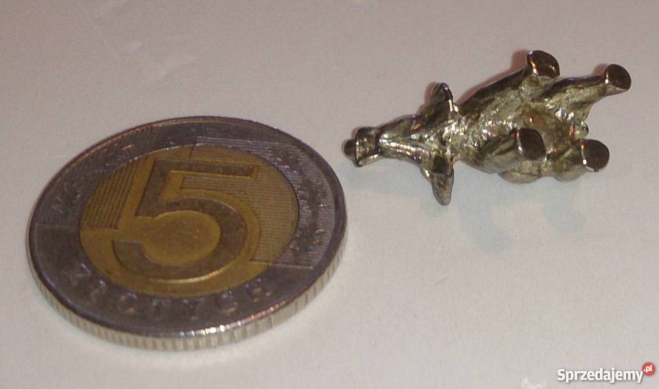 Malutki metalowy słonik dekoracja kolekcja Rogoźnik