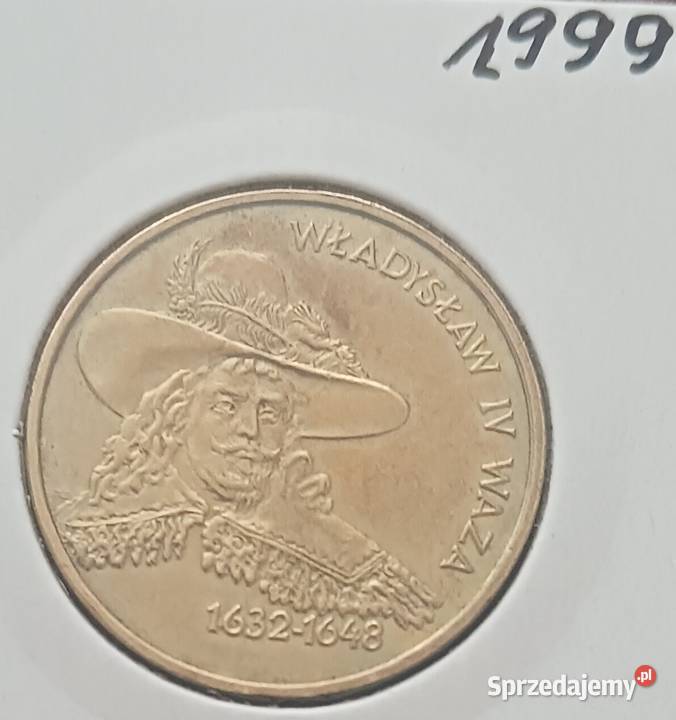 2 Władysław IV Waza 1999 r mennicze holder Konin