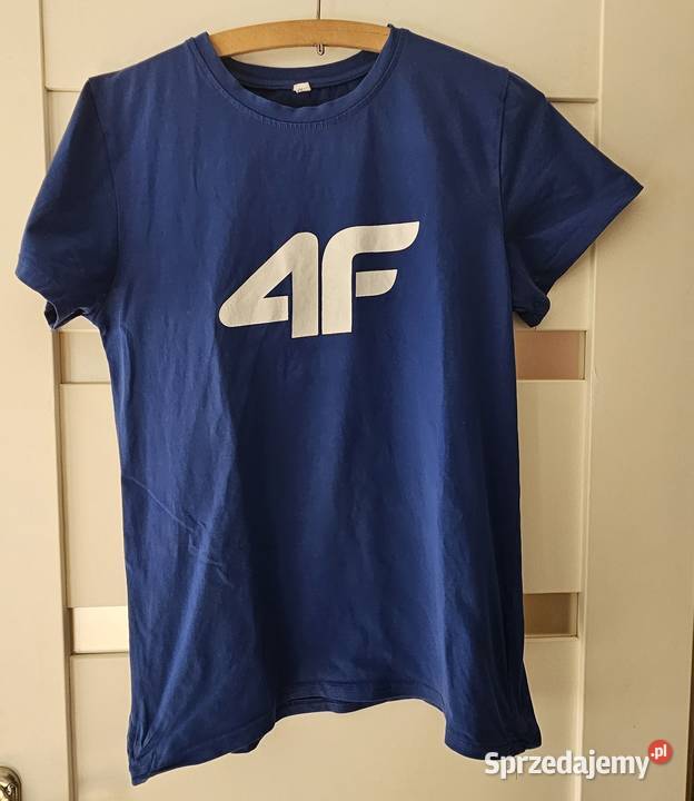 4F L piękna koszulka niebieska t shirt nowa Warszawa