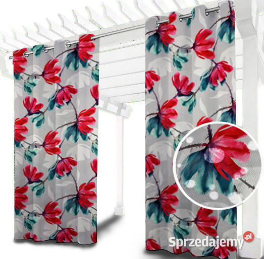 Zasłona kotara ogrodowa NA WYMIAR 200x220 Bestwina