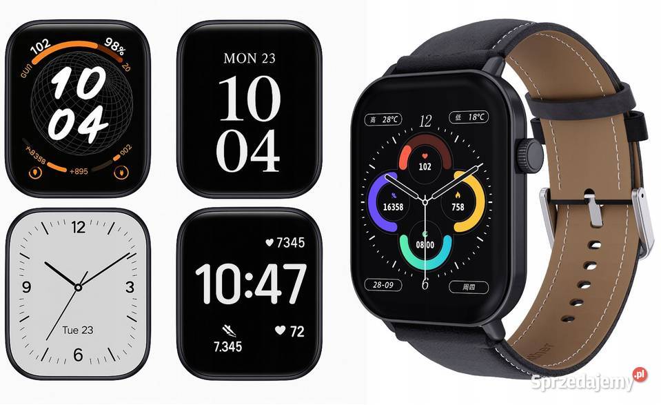 Smartwach Zegarek Menu Wodoodporny Sport Pomiary Białystok