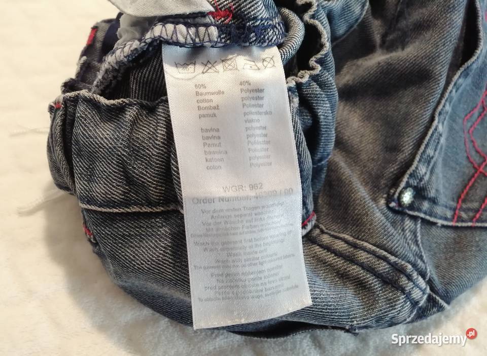Krótkie spodenki dżinsowe chłopięce NY 128 Rozmiar 128 Czeladź