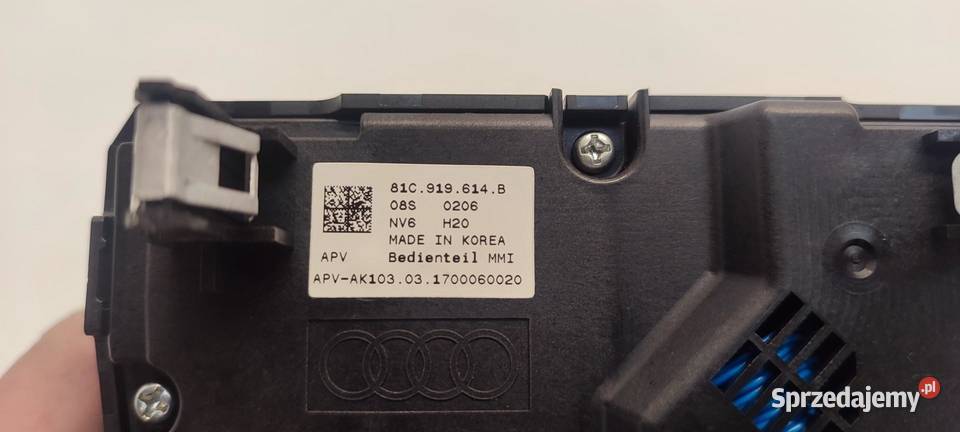 AUDI Q2 PANEL NAWIGACJI MMI RHD ANGLIK Panele sterowania, przełączniki Wyposażenie wnętrza