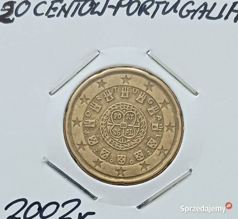 20 Centów Portugalia 2002 r Konin sprzedam