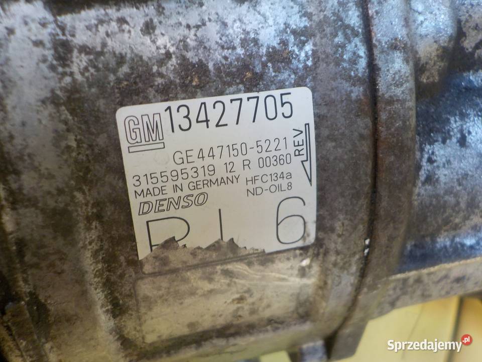 CORSA E ADAM 10 TURBO 16r 116 B10XFT sprezarka osobowe Kompresory klimatyzacji Suków