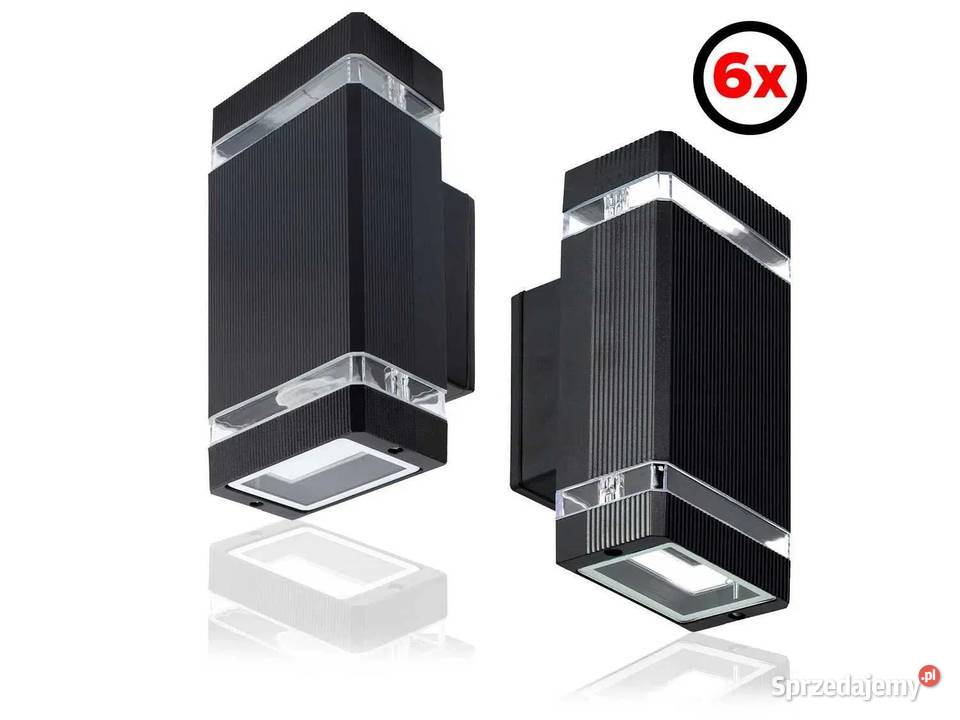 Kinkiet Elewacyjny LED 6 Sztuk Nowoczesny Lampa Kinkiety Warszawa
