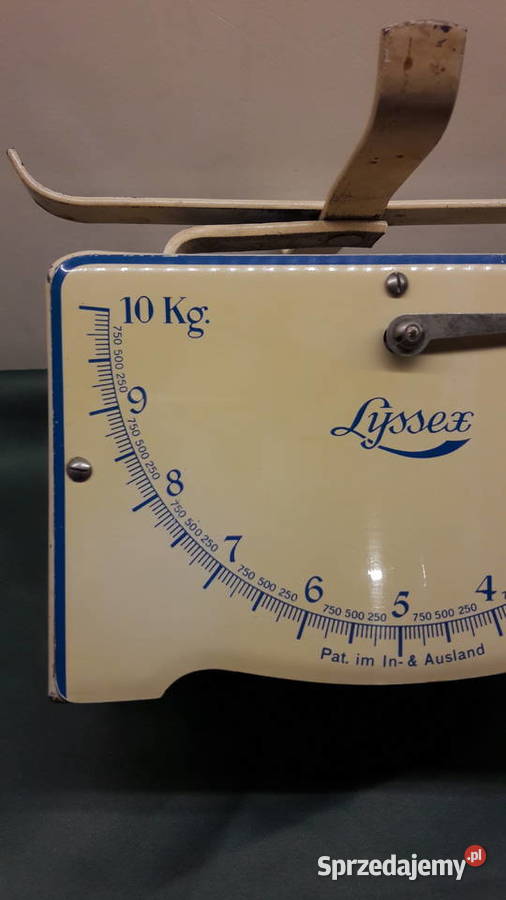 Stara waga szwajcarska Lyssex opolskie Głuchołazy