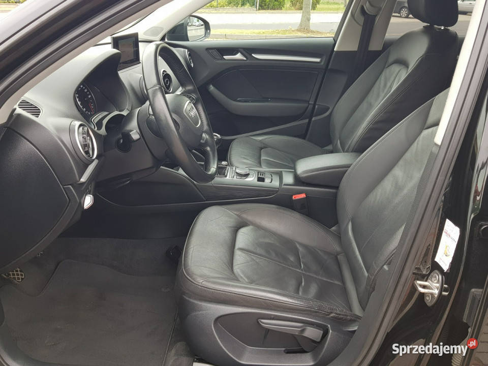 Audi A3 16 TDI Skóry Klimatronik Nawigacja elektryczne lusterka kujawsko-pomorskie Włocławek