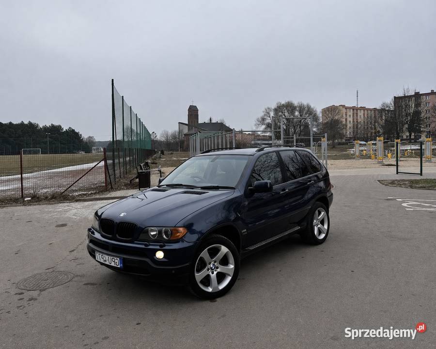 BMW X5 Polift 30d M57 218 koni Rok produkcji 2004 X5 Wronki
