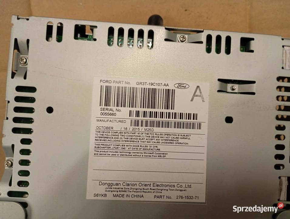 DVD Ford Mustang 37 2015r PU3606SC Mińsk Mazowiecki