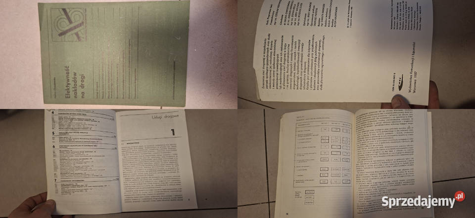 Efektywność nakładów na drogi 1 wydanie PRL 1987 Antykwariat wielkopolskie Łęczyca