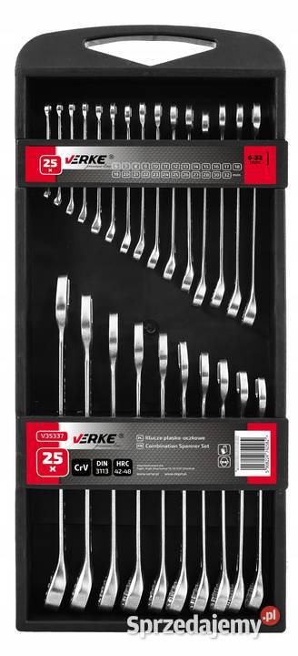 KLUCZE PŁASKOOCZKOWE 25EL 632MM ZESTAW KASETA Chmielnik