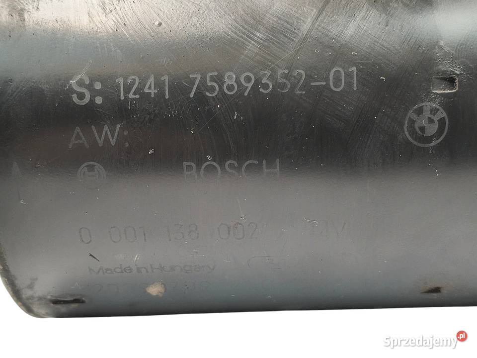 ROZRUSZNIK BMW E90 E87 20 i bosch 0001138002 Chełm sprzedam