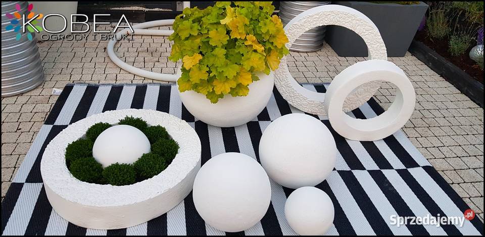 Kule betonowe ogrodowe ozdobne dekoracja ogrodu śląskie Jaworze