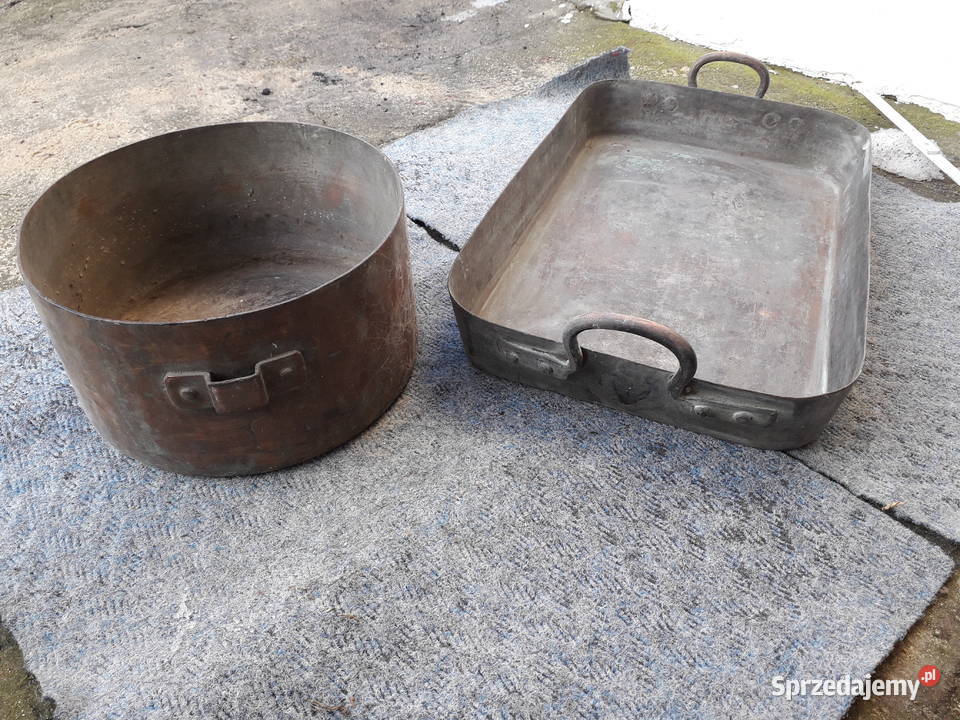 Brytfanna miedziana garnek miedziany miedź retro Częstochowa
