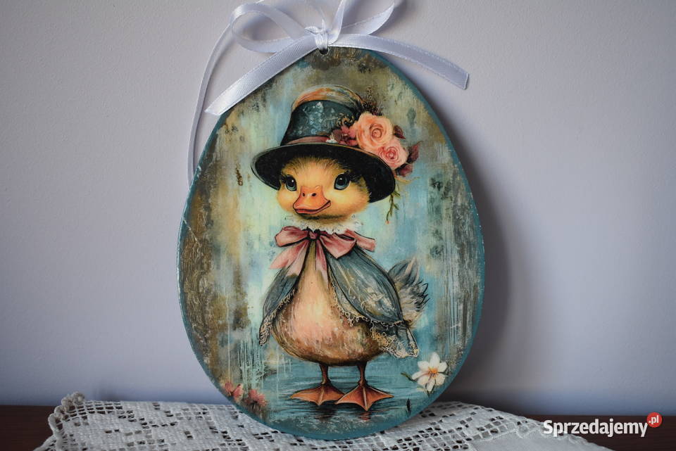 Jajko pisanka decoupage zawieszka dekoracja Warszawa