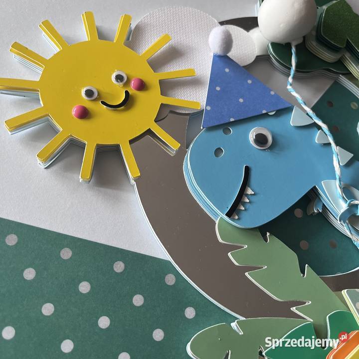 Topper dekoracja na tort dino dinozaur dinuś Dekoracje i ozdoby Dla Dziecka Nowy Sącz