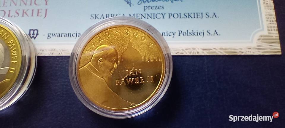 Stare monety Jan Paweł II Polska podkarpackie Lesko
