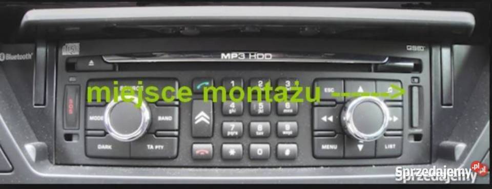 Peugeot 407607Citroen C5C6C8 adapter karty Bydgoszcz