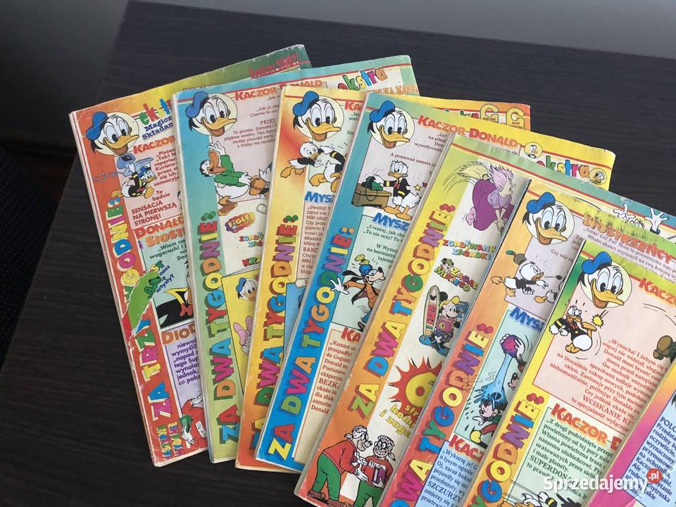 10 numerów kaczora donalda z lat 9596 Komiksy podkarpackie Krosno
