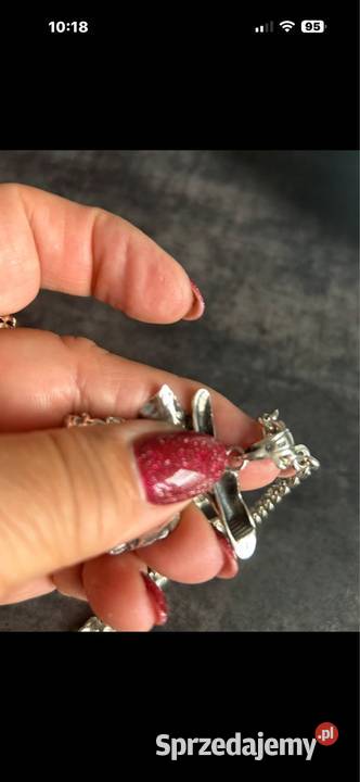 Naszyjnik srebro 952 z Opalem srebro