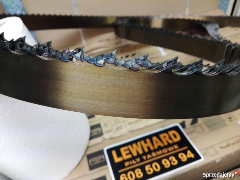 Mocna Piła taśmowa pozłacana LEWHARD 35x11x4000 Produkcja Siedlce