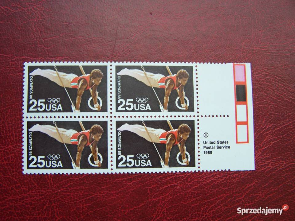 USA 1988 MNH Mi 1996 Sport Olimpiada Seul 88 4x Tychy sprzedam