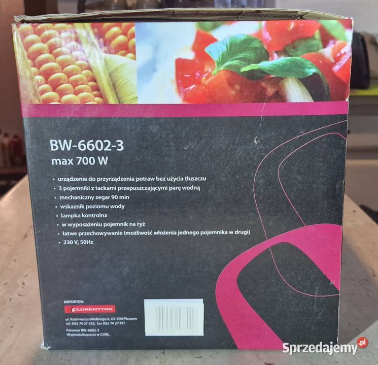 Parowar Botti Electronic BW66023 700W 3 poziomy AGD drobne