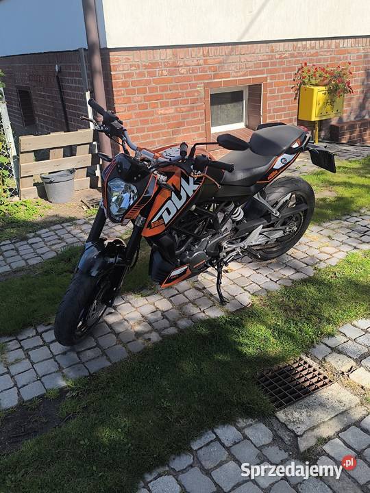 KTM Duke 125 na katB wersja z ABS Bielawa