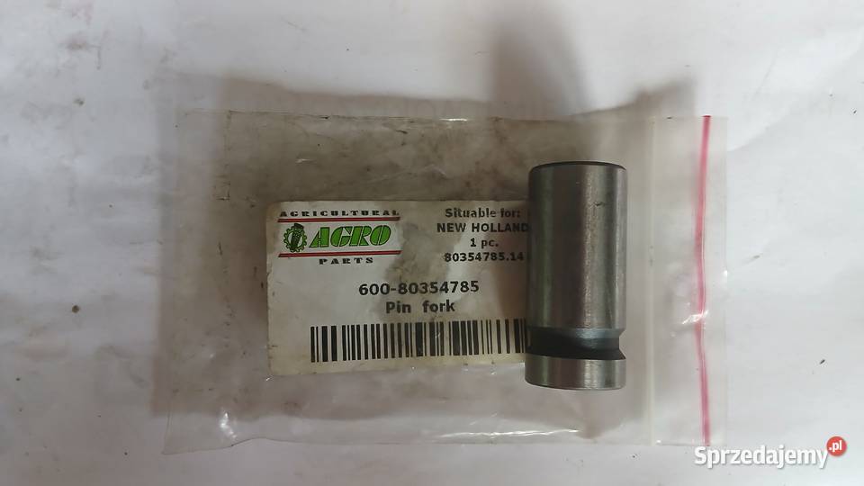 Sworzeń widełek kombajnu Holland 80354785 Radomsko