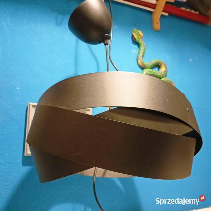 LAMPA SUFITOWA wisząca czarna 42 st waza Ropczyce