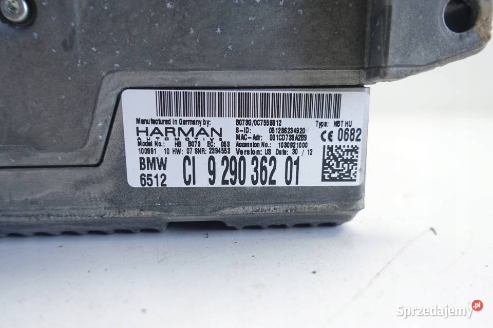 BMW 5 F10 535 CZYTNIK NAWIGACJI navi 9290362 Pozostałe Chełm sprzedam