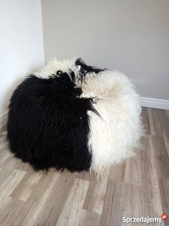 Pufa Skóra Owcza Worek Fotel Naturalna Skóra Szaflary sprzedam