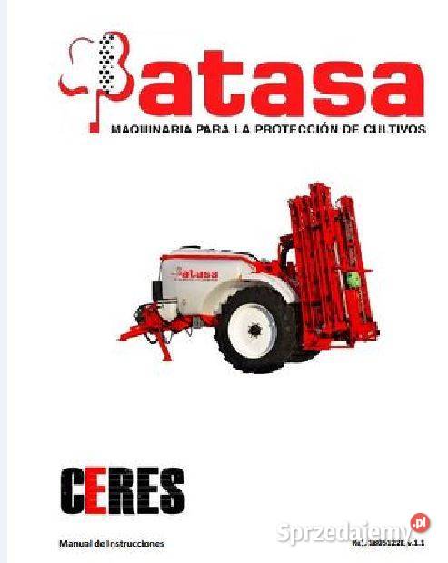 ATASA Ceres opryskiwacz instrukcja obsługi