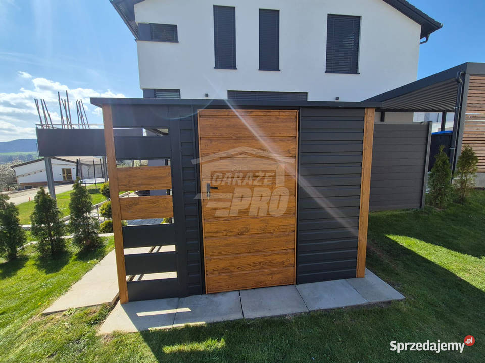 Schowek Domek Ogrodowy 2x2m wiata 06m drzwi okno Sieradz
