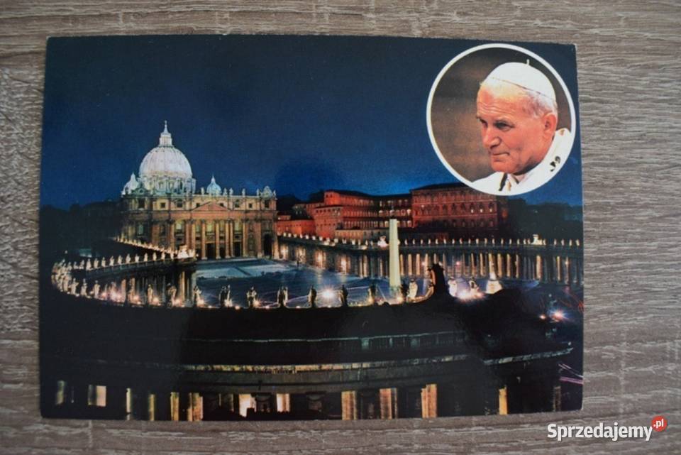 Watykan Bazylika San Pietro Papież pocztówki z Chełmno sprzedam