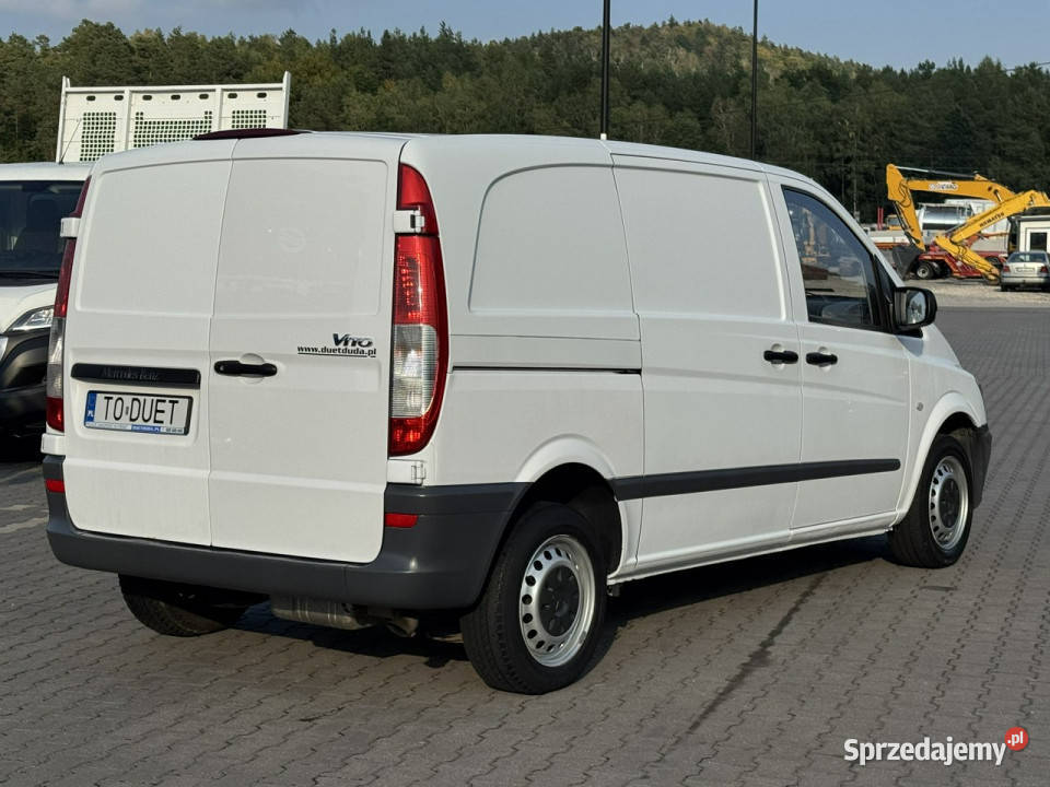 Mercedes Vito 639 190 Benzyna Gaz Bezwypadkowy biały Widełki